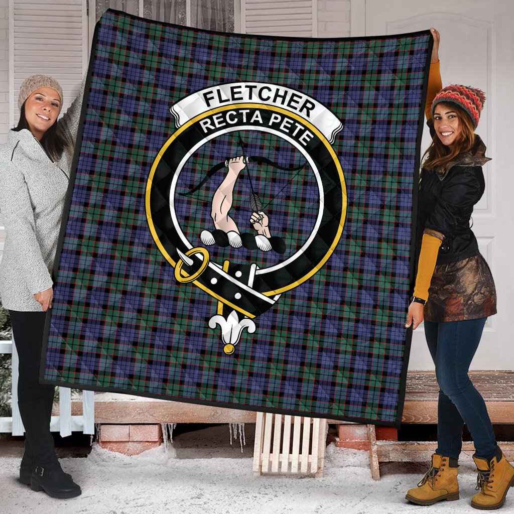 Fletcher Modern Tartan Crest Quilt