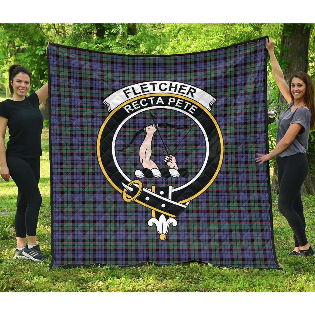 Fletcher Modern Tartan Crest Quilt