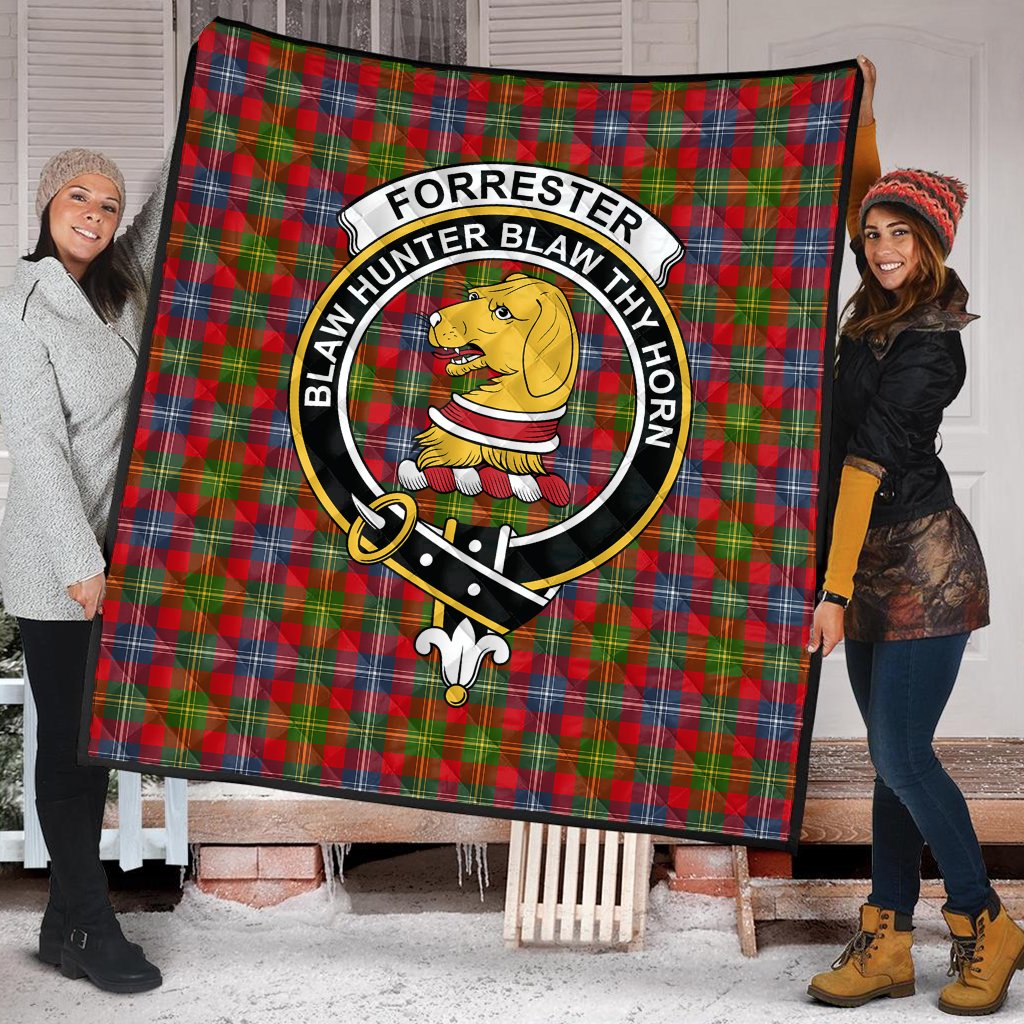 Forrester Tartan Crest Quilt