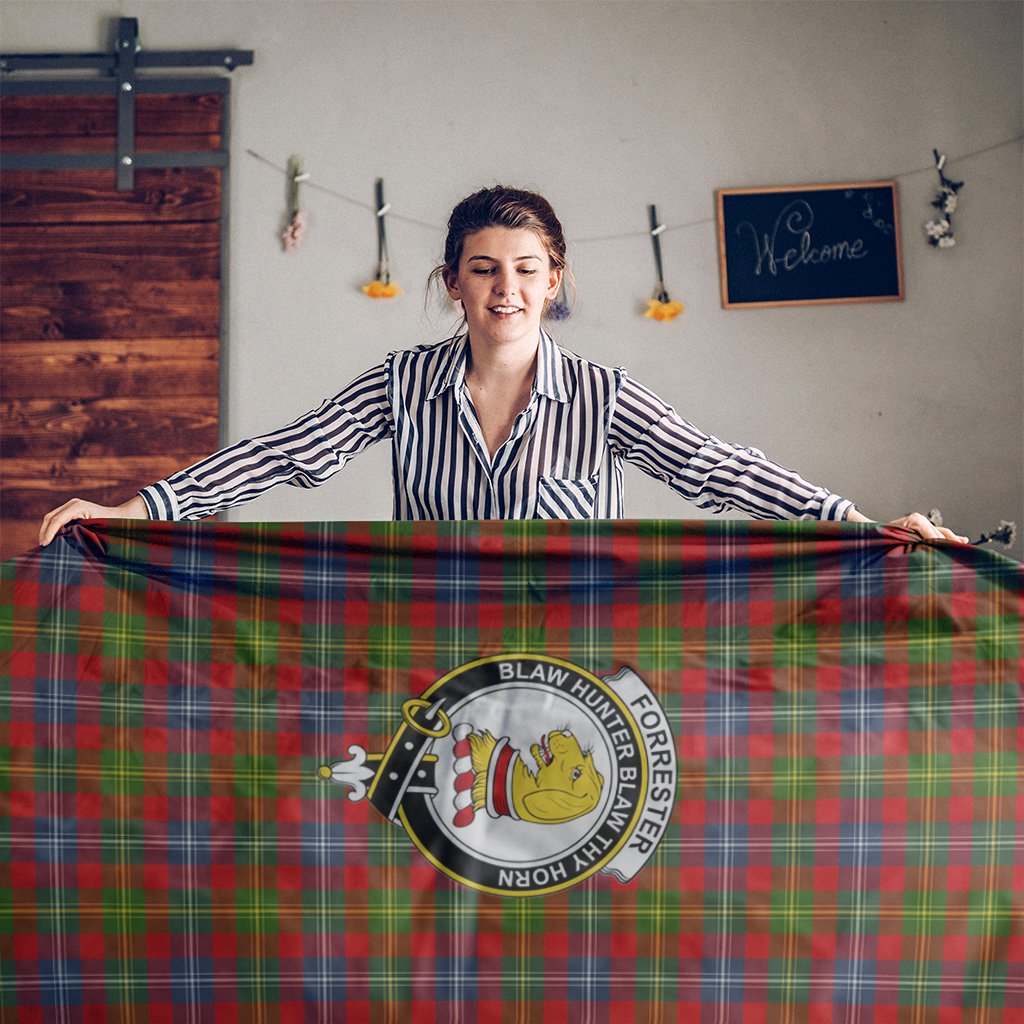 Forrester Tartan Crest Tablecloth