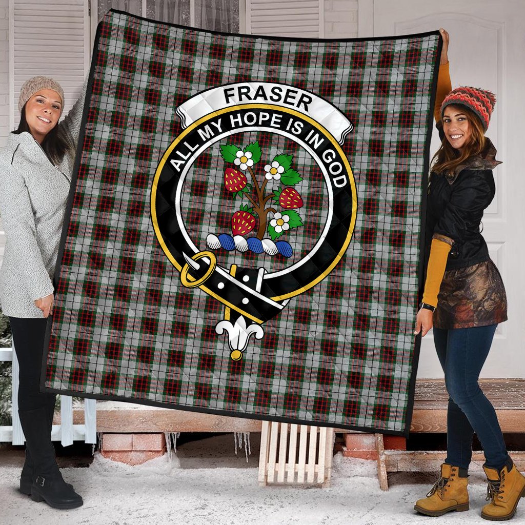 Fraser Dress Tartan Crest Quilt