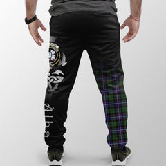 Galbraith Modern Tartan Crest Jogger Sweatpants - Alba Celtic Style