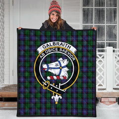 Galbraith Tartan Crest Quilt