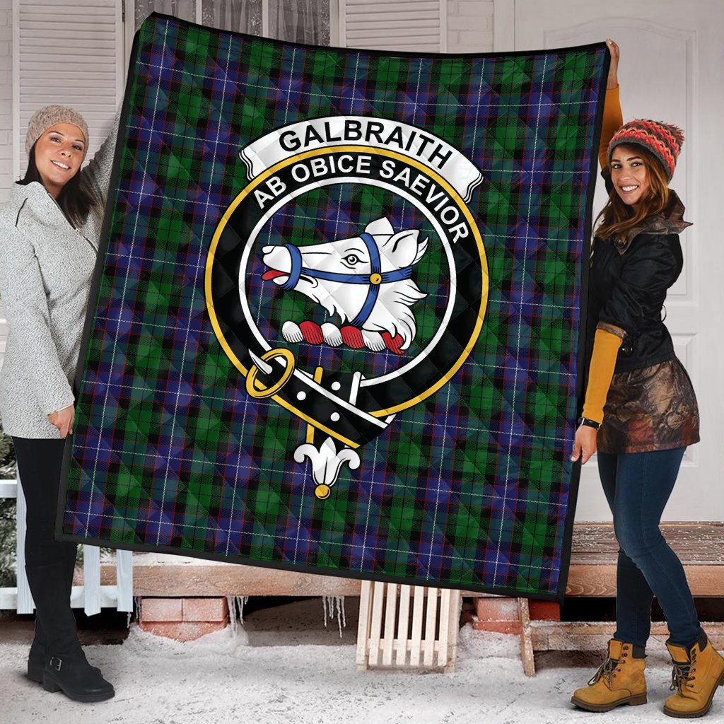 Galbraith Tartan Crest Quilt