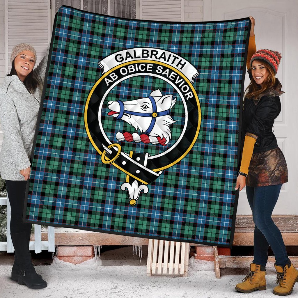 Galbraith Ancient Tartan Crest Quilt