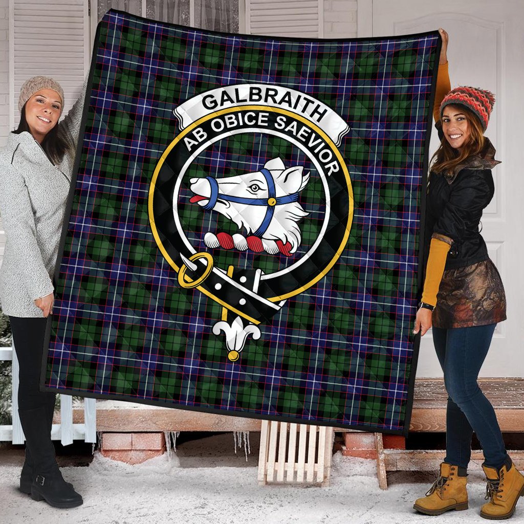 Galbraith Modern Tartan Crest Quilt