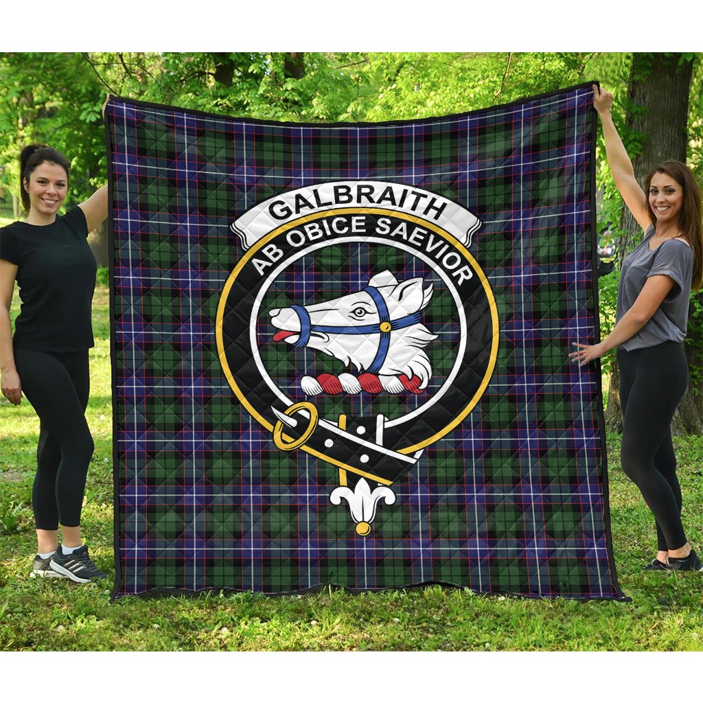 Galbraith Modern Tartan Crest Quilt