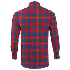 Galloway Red Tartan Long Sleeve Button Shirt