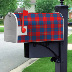 Galloway Red Tartan Crest Mailbox