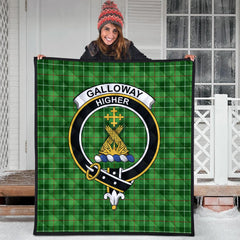 Galloway Tartan Crest Quilt