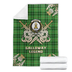 Galloway Tartan Gold Courage Symbol Blanket