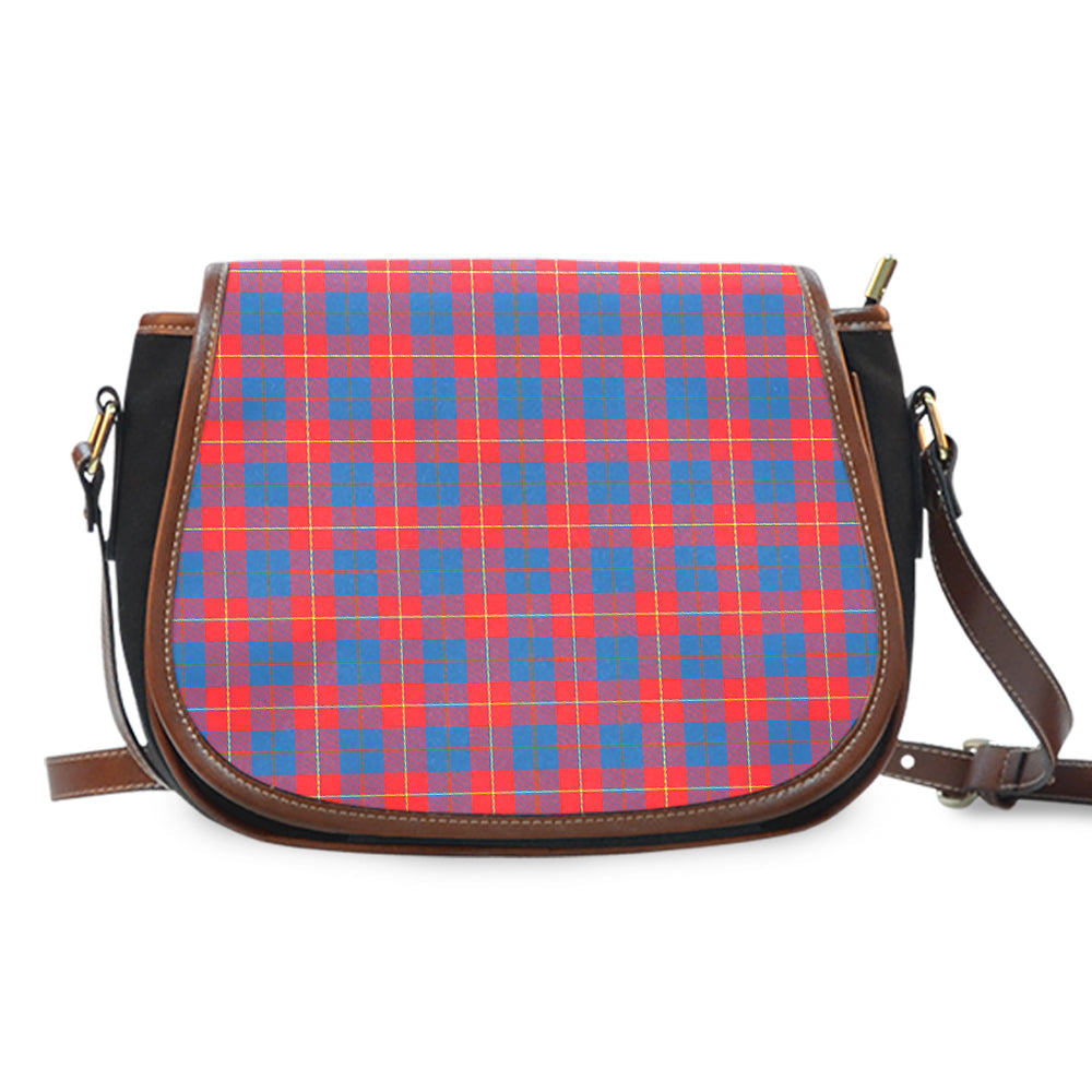 Galloway Red Tartan Saddle Handbags