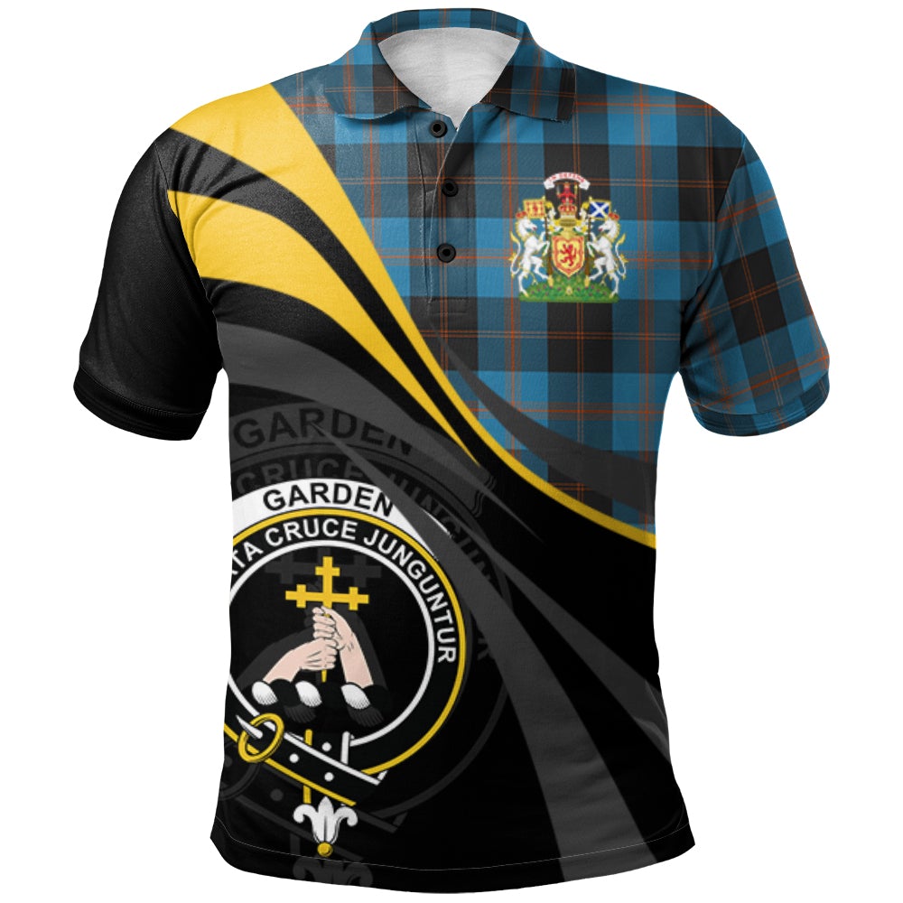 Garden Tartan Polo Shirt - Royal Coat Of Arms Style