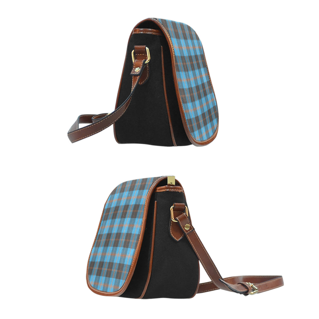 Garden Tartan Saddle Handbags