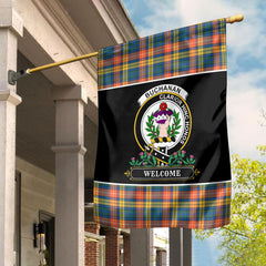 Buchanan Ancient Tartan Crest Garden Flag - Welcome Style