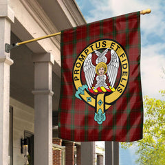 Carruthers Tartan Crest Garden Flag