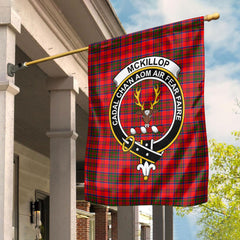 McKillop Tartan Crest Garden Flag