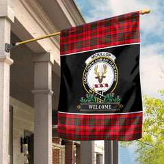 McKillop Tartan Crest Garden Flag - Welcome Style