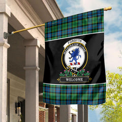 Forsyth Ancient Tartan Crest Garden Flag - Welcome Style