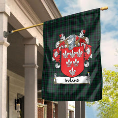 Ireland Tartan Crest Garden Flag