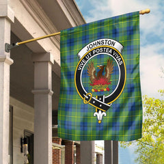 Johnston of Caskieben Ancient Tartan Crest Garden Flag