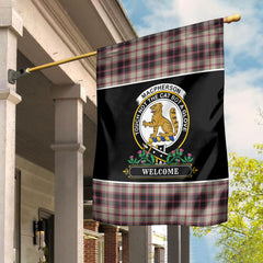 MacPherson Hunting Ancient Tartan Crest Garden Flag - Welcome Style