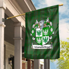 Mansbridge Tartan Crest Garden Flag