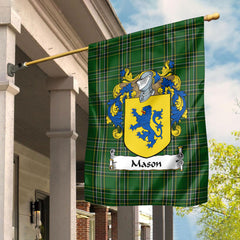 Mason Tartan Crest Garden Flag