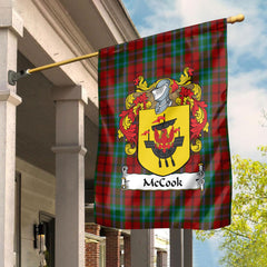 McCook Tartan Coat Of Arms Garden Flag