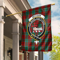 McCook Tartan Crest Garden Flag