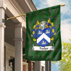 Tucker Tartan Crest Garden Flag