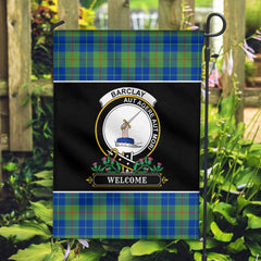 Barclay Hunting Ancient Tartan Crest Garden Flag - Welcome Style