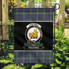 Campbell Argyll Modern Tartan Crest Garden Flag - Welcome Style