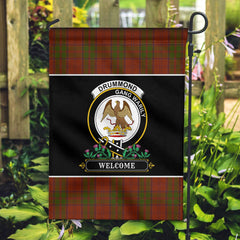 Drummond Tartan Crest Garden Flag - Welcome Style