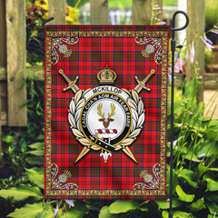 McKillop Tartan Crest Garden Flag - Celtic Thistle Style