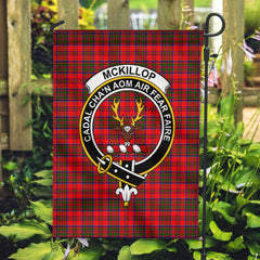 McKillop Tartan Crest Garden Flag