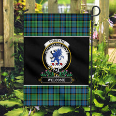 Forsyth Ancient Tartan Crest Garden Flag - Welcome Style