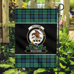 Graham of Menteith Ancient Tartan Crest Garden Flag - Welcome Style