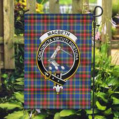 MacBeth Modern Tartan Crest Garden Flag