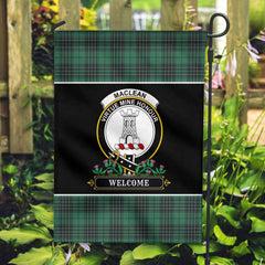 MacLean Hunting Ancient Tartan Crest Garden Flag - Welcome Style