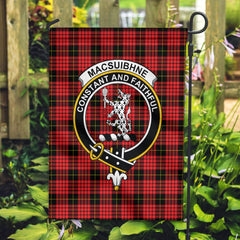 MacSuibhne Tartan Crest Garden Flag