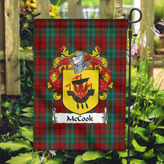 McCook Tartan Coat Of Arms Garden Flag