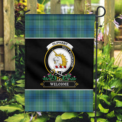 Oliphant Ancient Tartan Crest Garden Flag - Welcome Style