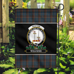 Renton Tartan Crest Garden Flag - Welcome Style