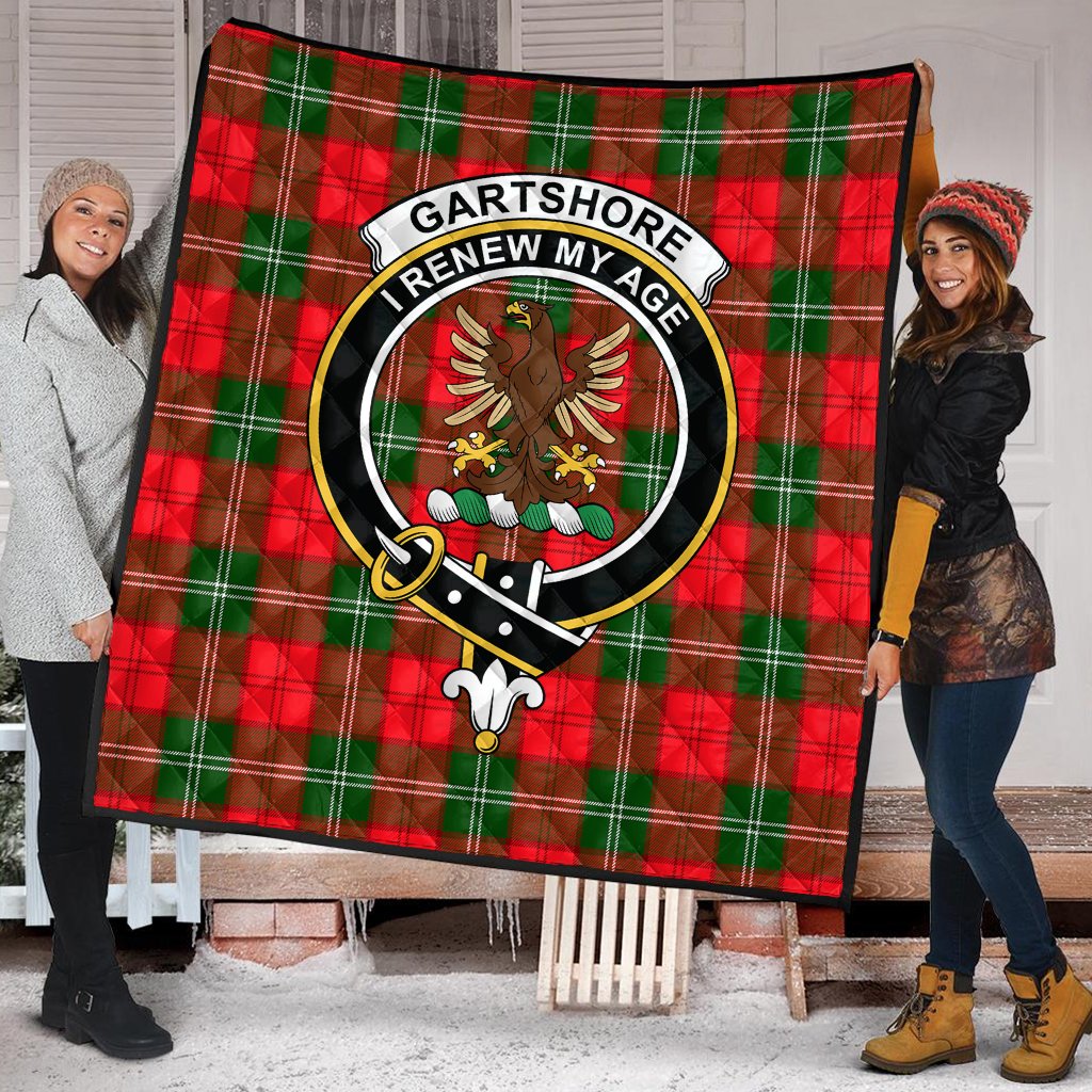 Gartshore Tartan Crest Quilt