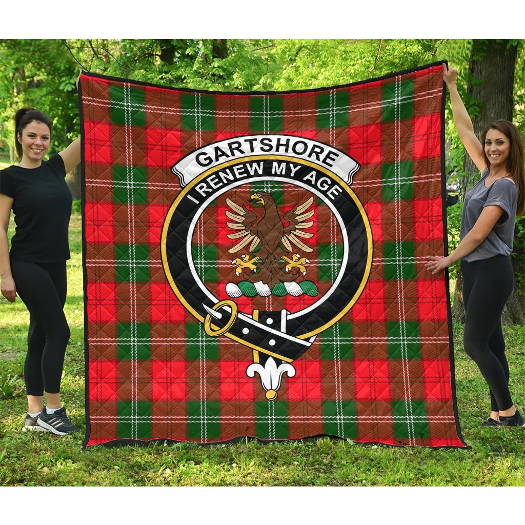 Gartshore Tartan Crest Quilt