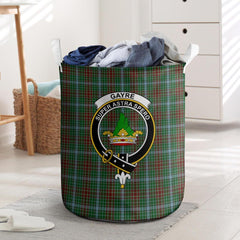 Gayre Tartan Crest Laundry Basket