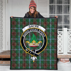 Gayre Tartan Crest Quilt