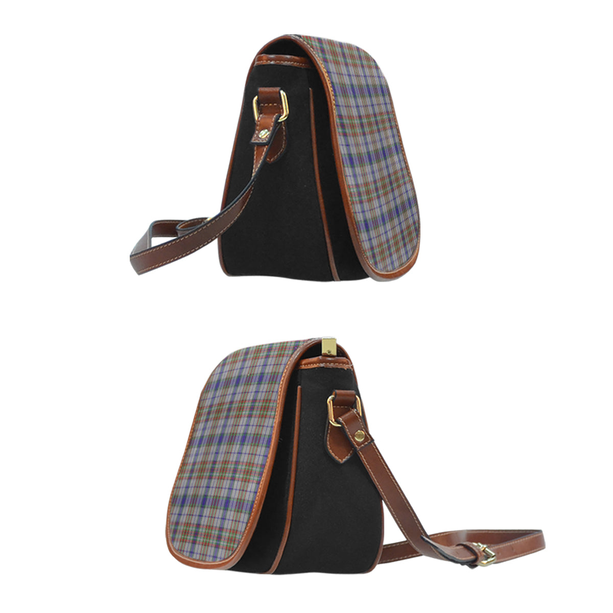 Gayre Hunting Tartan Saddle Handbags