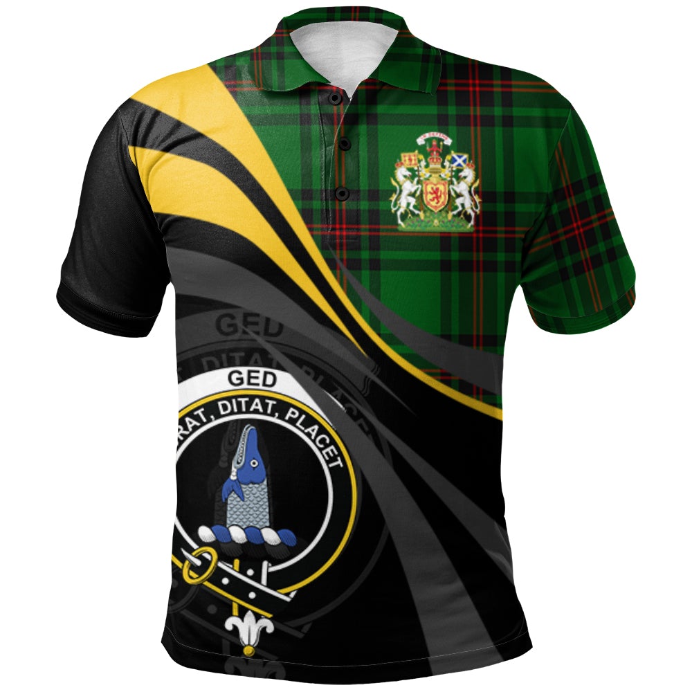 Ged Tartan Polo Shirt - Royal Coat Of Arms Style